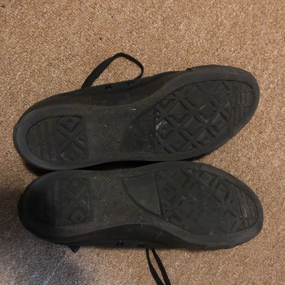 Black Converse High-Tops - Picture 3 of 3